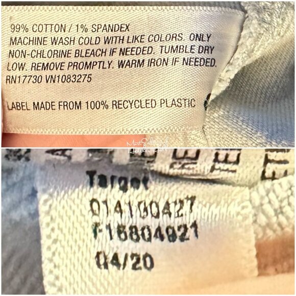 Universal Thread Ultra Highest Rise Midi Light Wash Shorts Size 30 - Picture 4 of 4